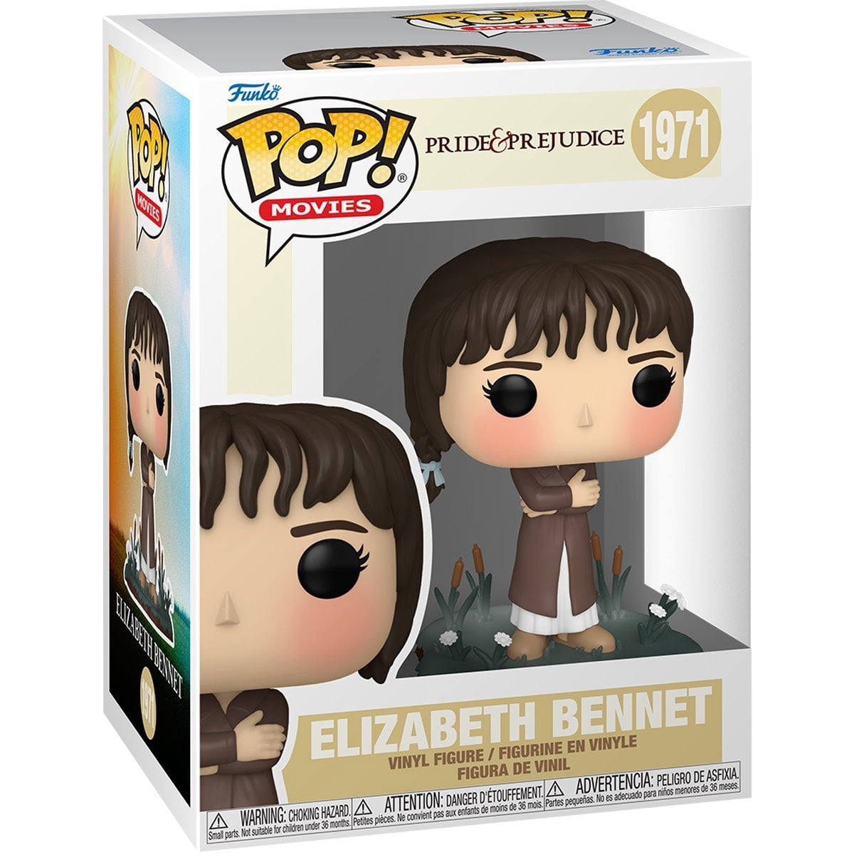 Funko Pop Movies Vinyl Figure 2-Pack Elizabeth Bennet and Mr Darcy from Pride and Prejudice 2005