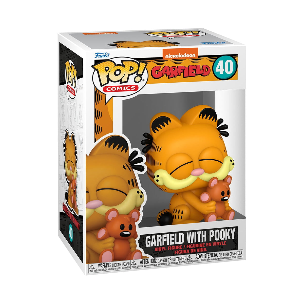 Funko Pop Comics 40 Garfield with Pooky Vinyl Figure 2024