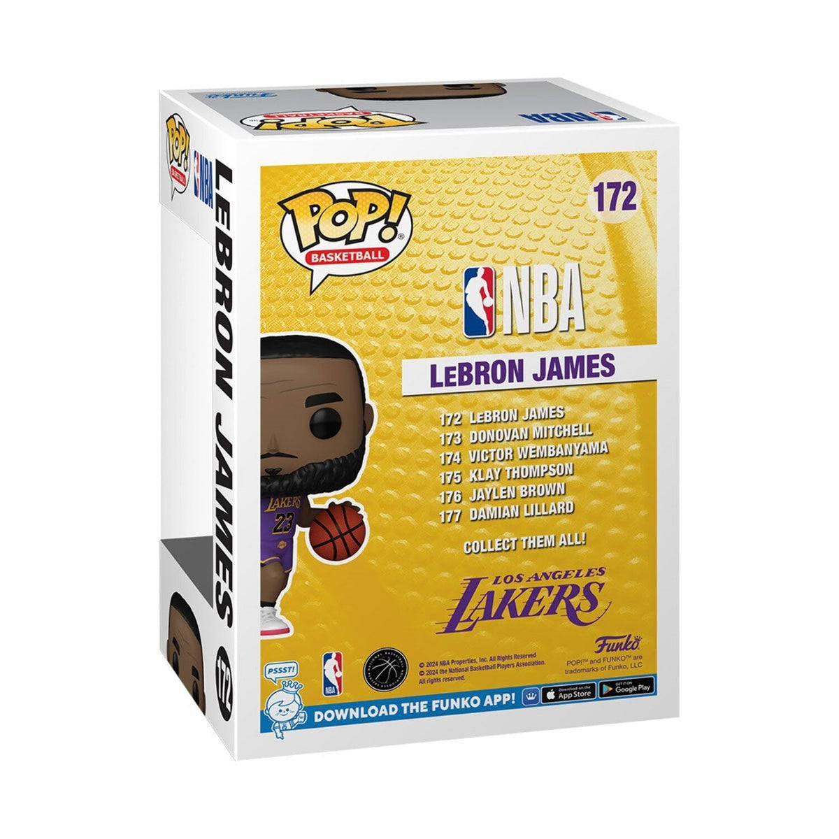 NBA LA Lakers LeBron James Funko Pop! Vinyl Figure #172
