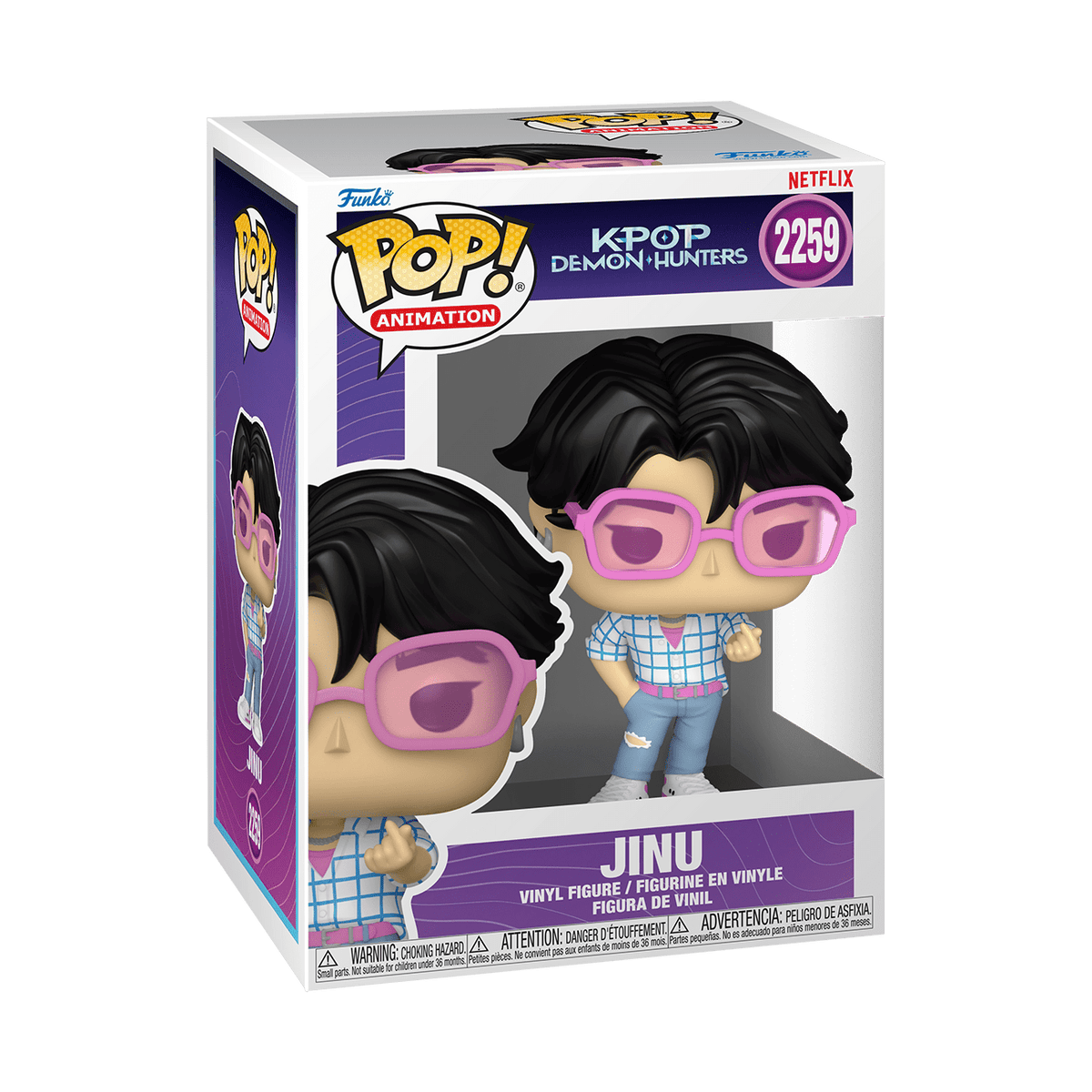 Funko POP! Animation: K-POP Demon Hunters - Jinu Collectible Vinyl Figure with Chase