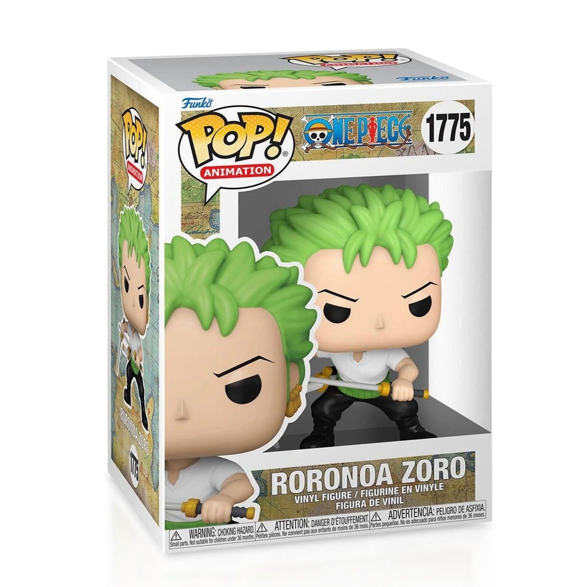 Roronoa Zoro with Sword Funko Pop! Animation One Piece - Collectible Vinyl Figure #1775 with Case